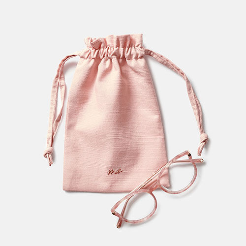 ESTUCHE SACO TELA  ROSA