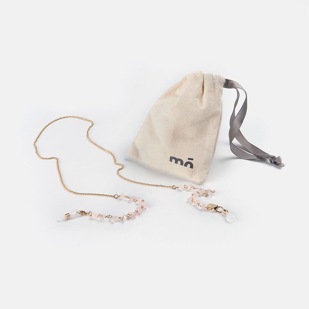 cord&oacute;n rose quarz chain, , large