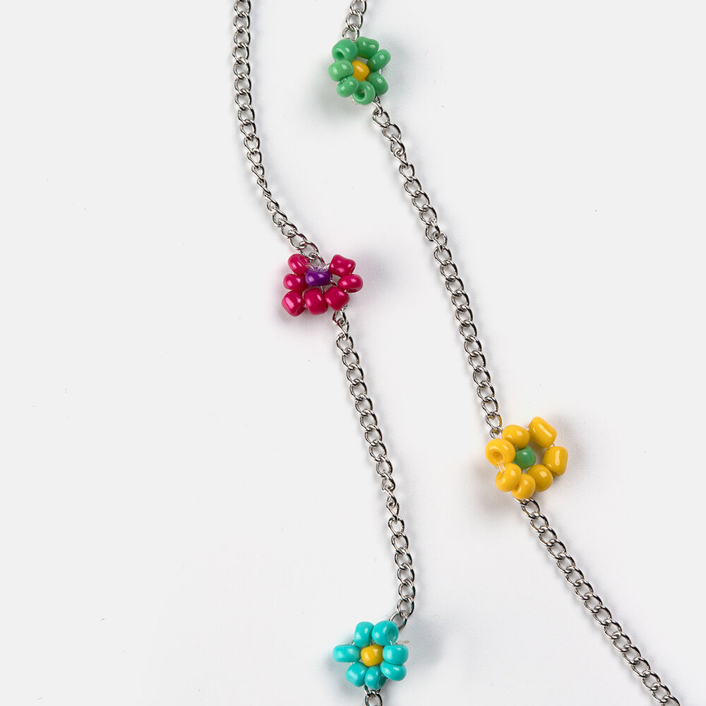 cord&oacute;n daisy flower silver, , large