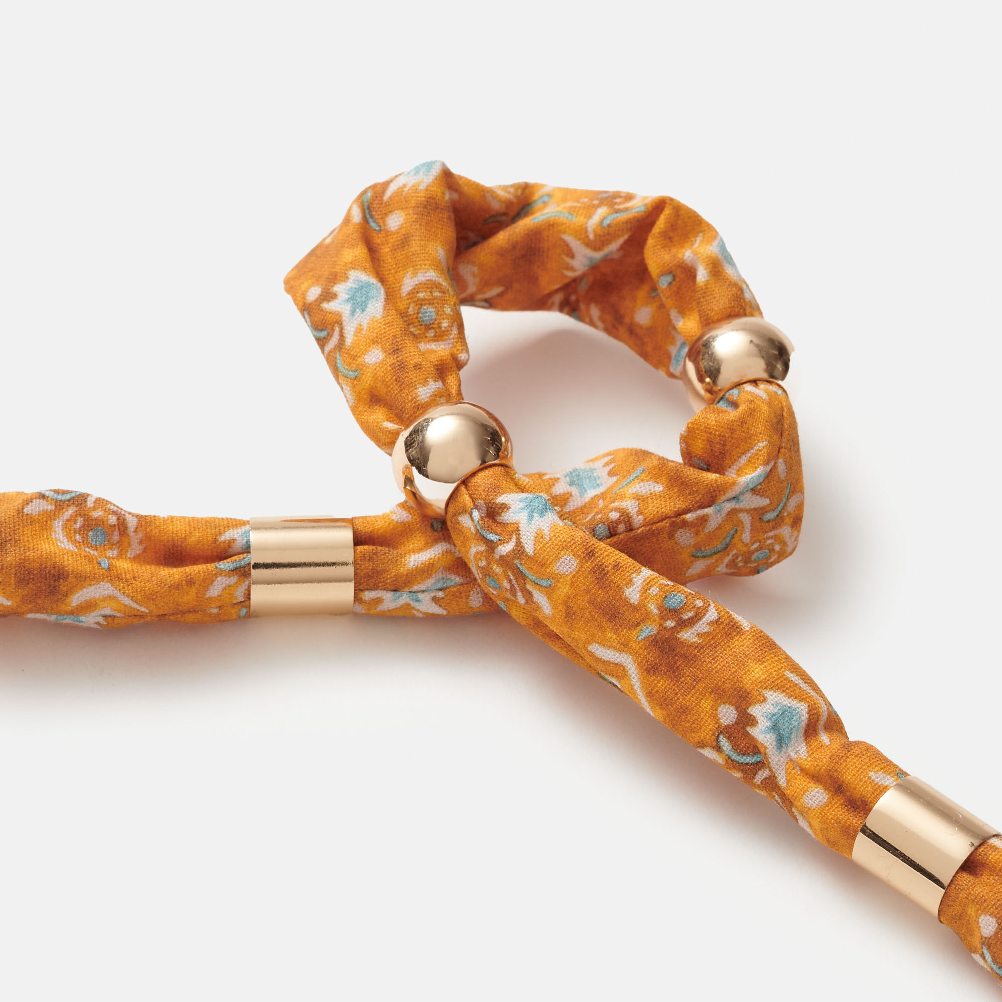 CORDON TEJIDO PRINT NARANJA TAJ