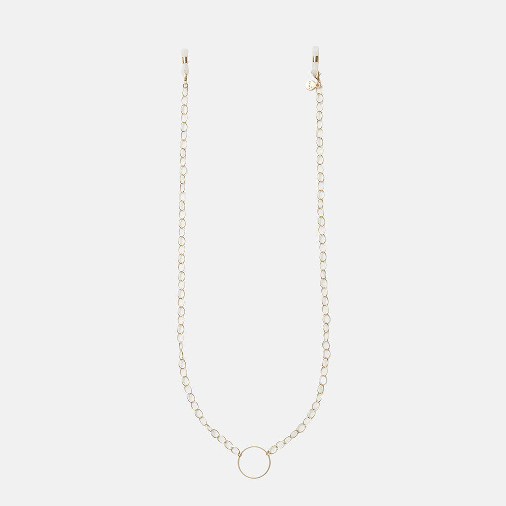 CORDON ESLABONES METAL MASAI GOLD, , large