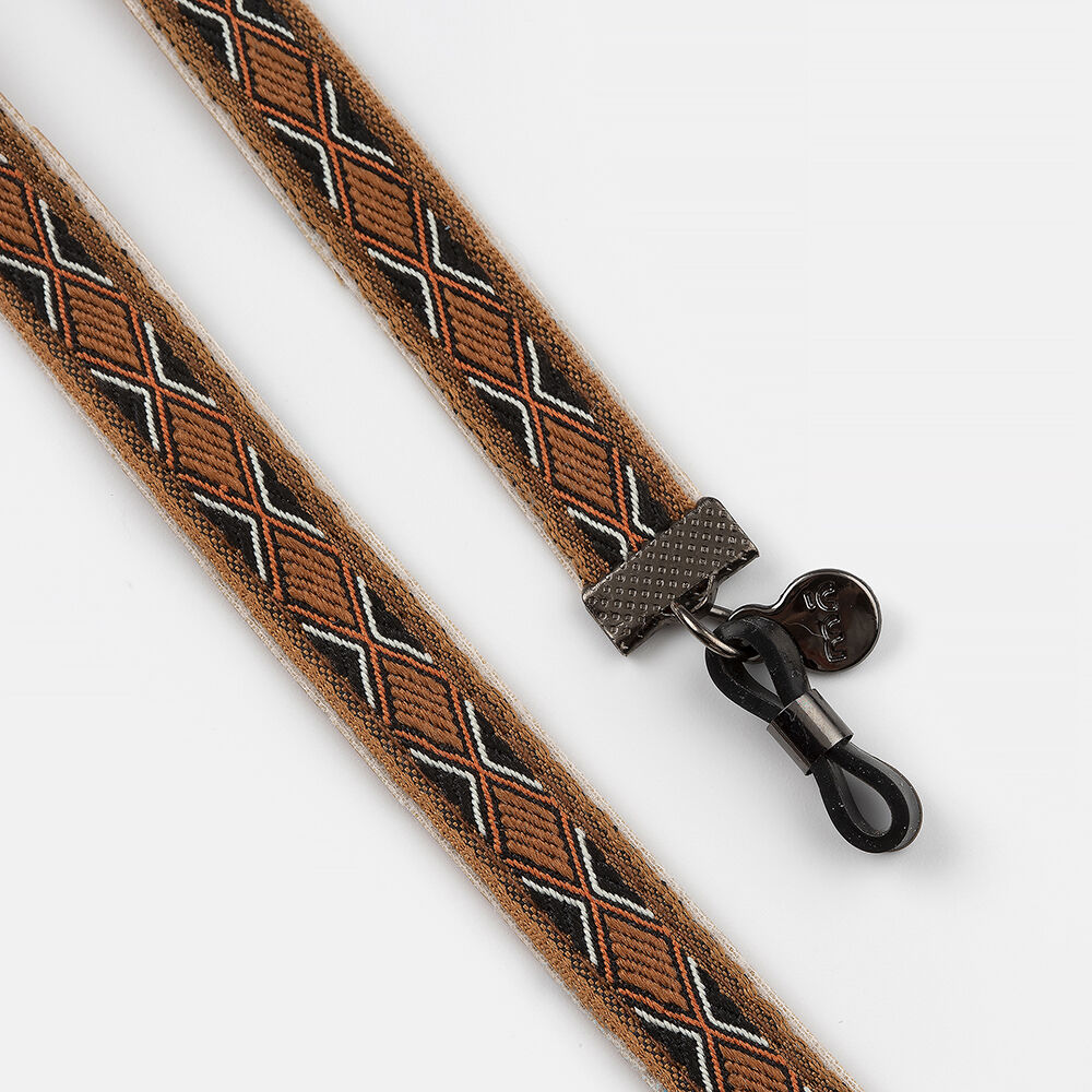 CORDON JACQUARD MARRON , , large