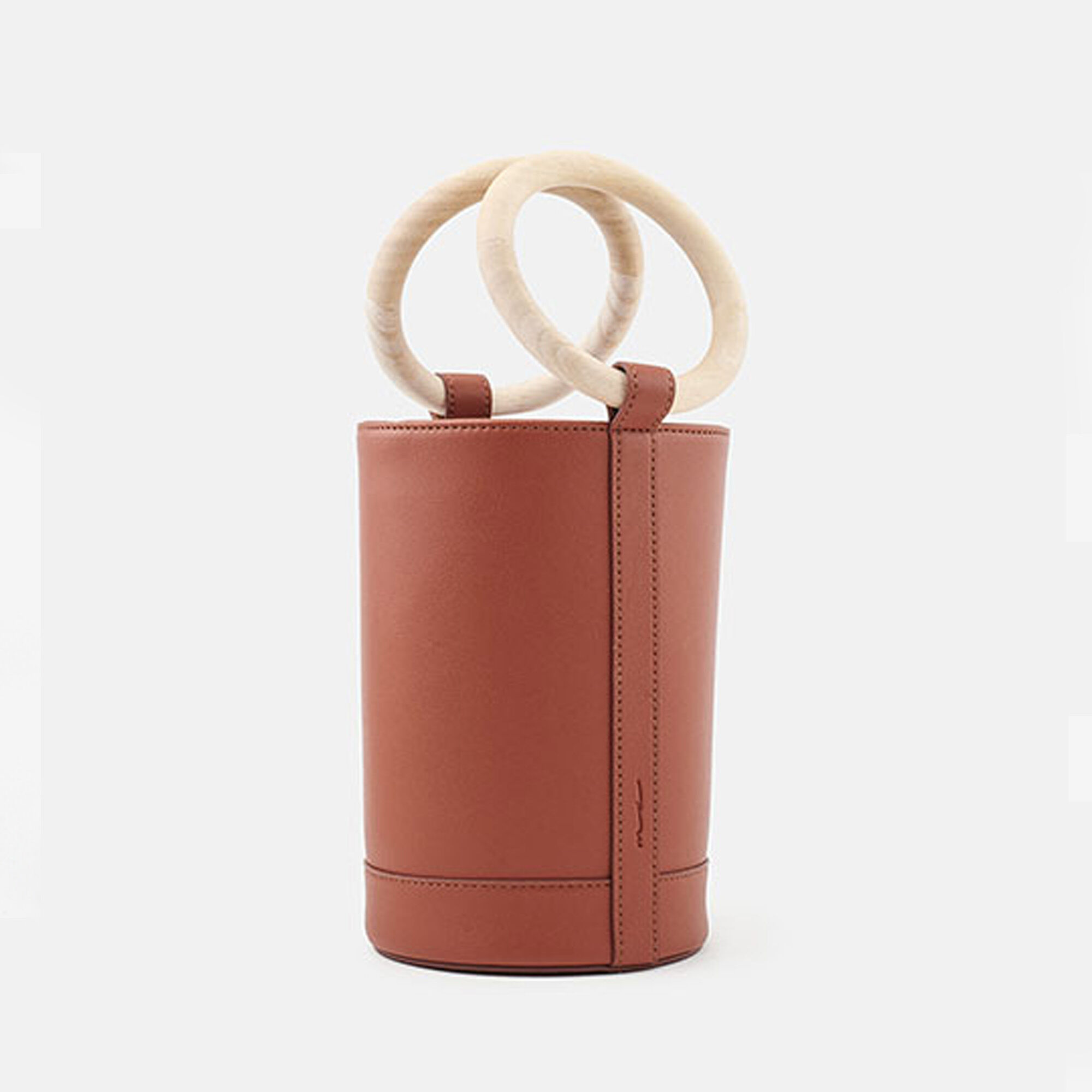 BOLSO CUBO ARO TEJA 