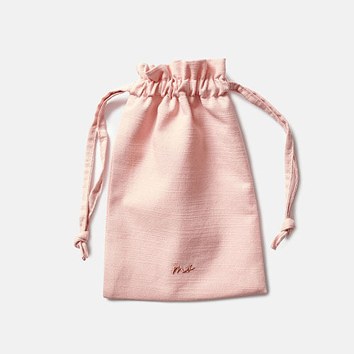 ESTUCHE SACO TELA  ROSA