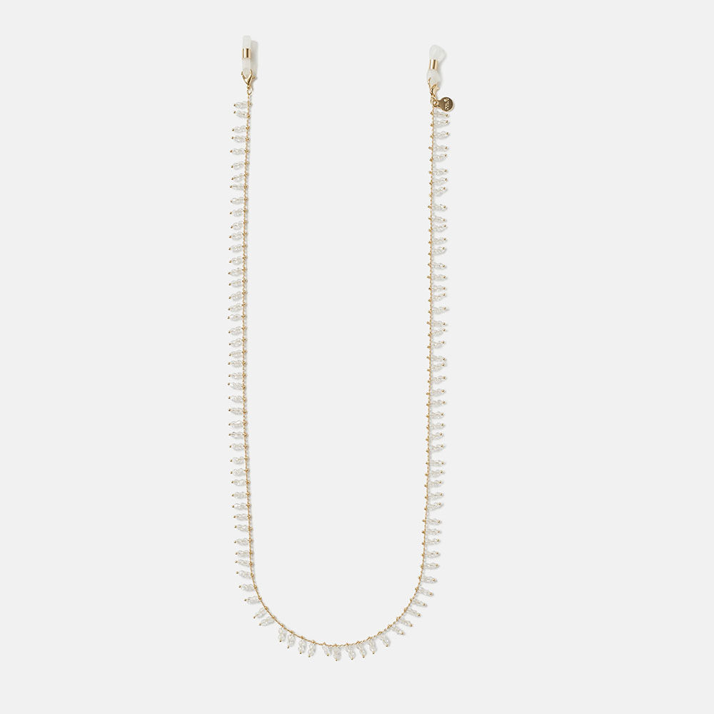 CORDON CADENA BICONO CRYSTAL, , large