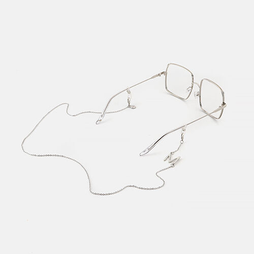 CORDON INITIAL M SILVER, , medium