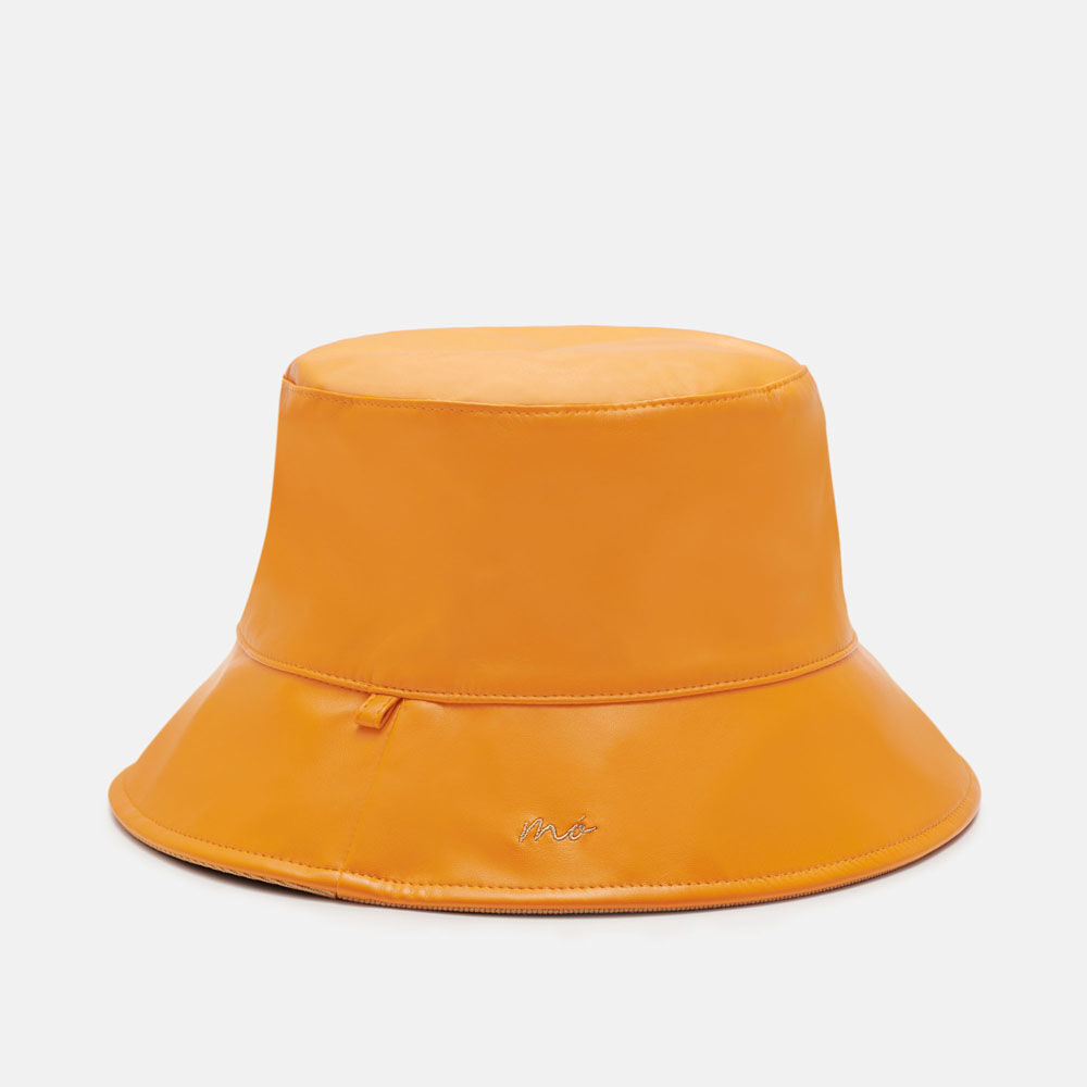 GORRO REVERSIBLE NARANJA/CAMEL, , large