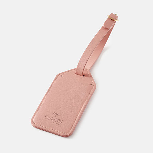 ETIQUETA DE EQUIPAJE ROSA