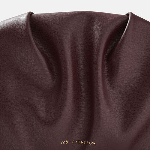 BOLSO GRANATE FRONT ROW