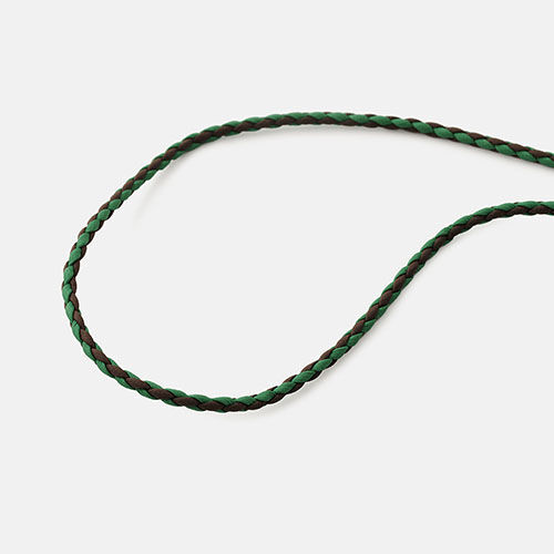 CORDON TRENZADO BLOCKS MARRON/VERDE  