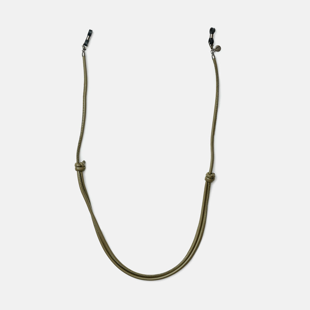 CORDON NUDO PIEL KHAKI, , large