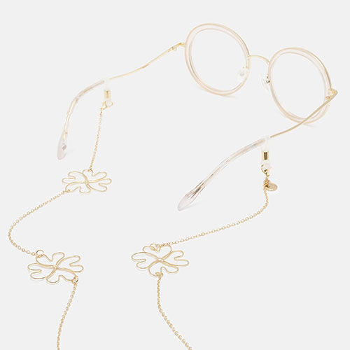 CORDON FLORES METAL MUJER