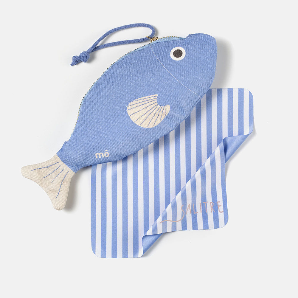 ESTUCHE SALITRE PEZ AZUL, , large