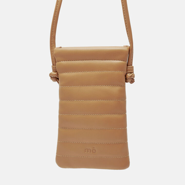 E-MO PADDING POUCH CAMEL,  E-MO PADDING POUCH CAMEL, , large