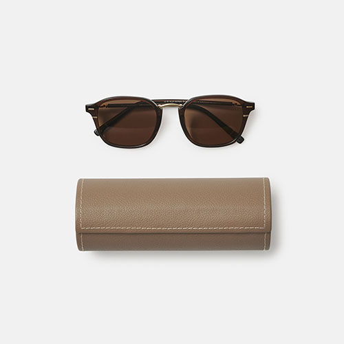 ESTUCHE THE STATION BROWN
