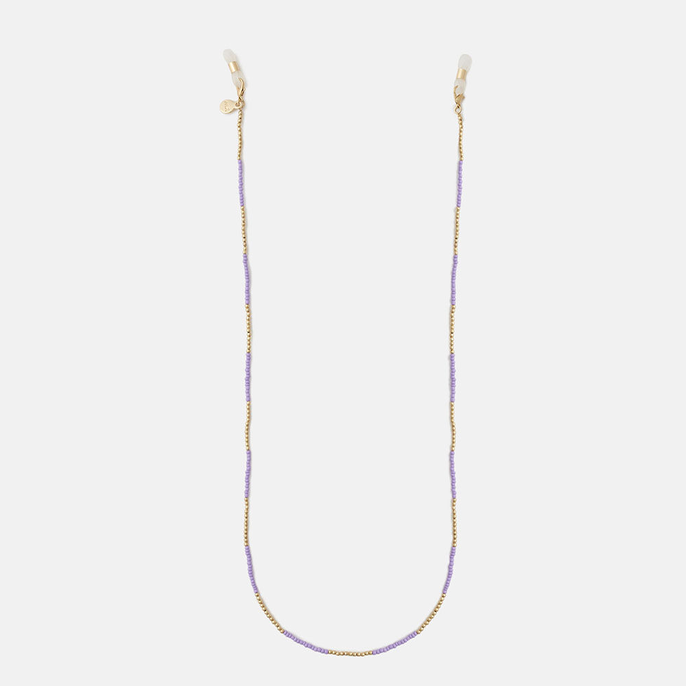 CORDON BLOCKS CUENTAS DORADO/MORADO, , large