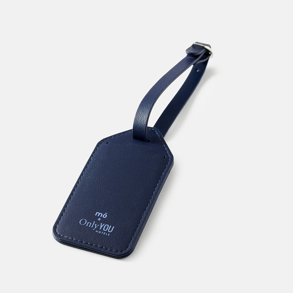 ETIQUETA DE EQUIPAJE AZUL, , large