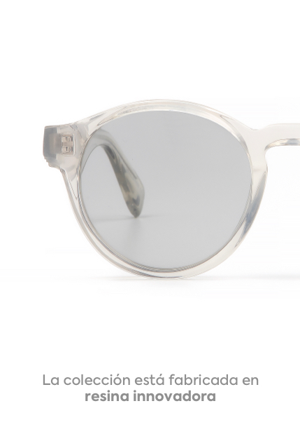 gafas de sol resina acrílica ECOTATE Multiopticas gafas de sol resina acrílica detalle Colección ECOTATE Multiopticas