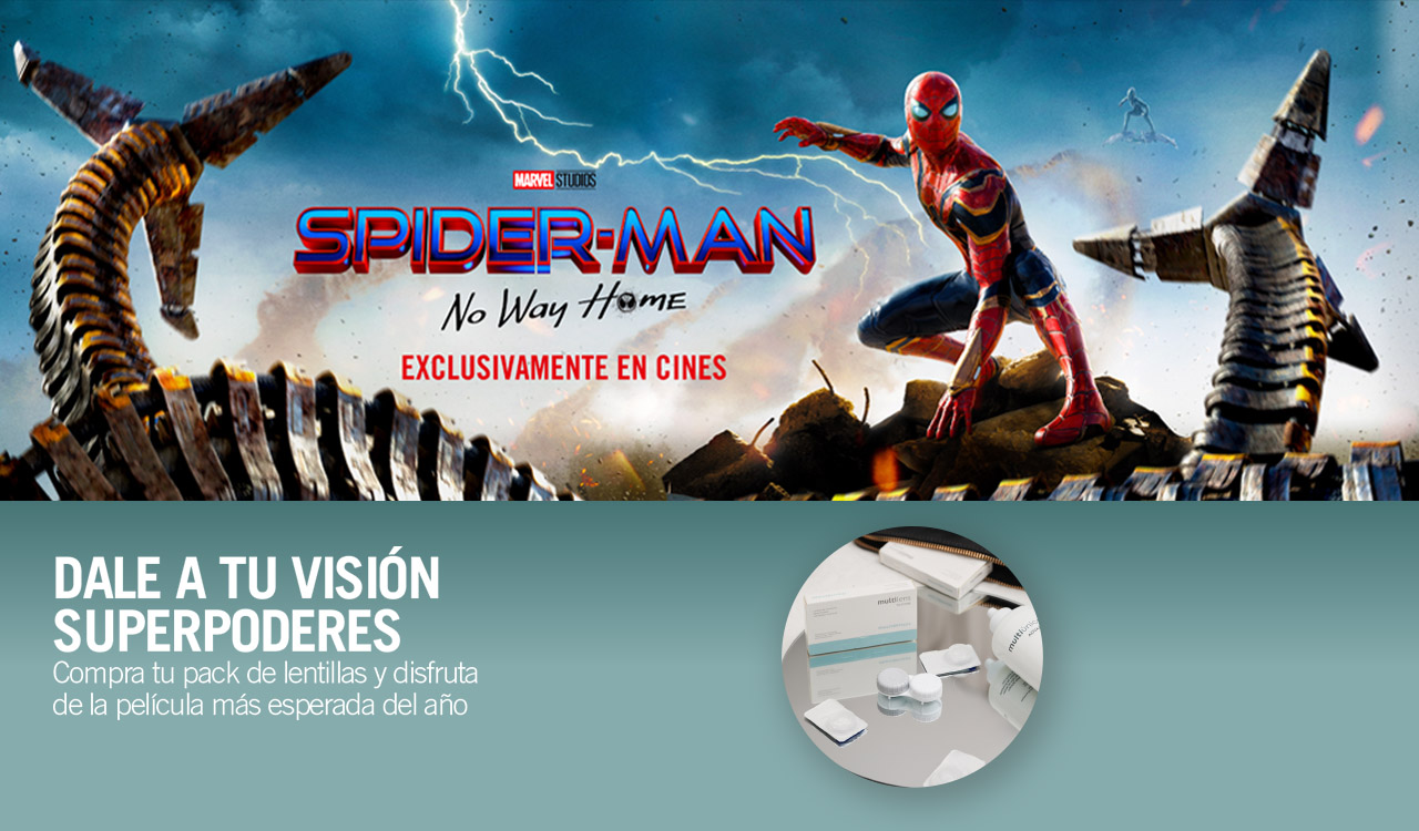 Spiderman | Consigue entradas con tu pack de lentillas