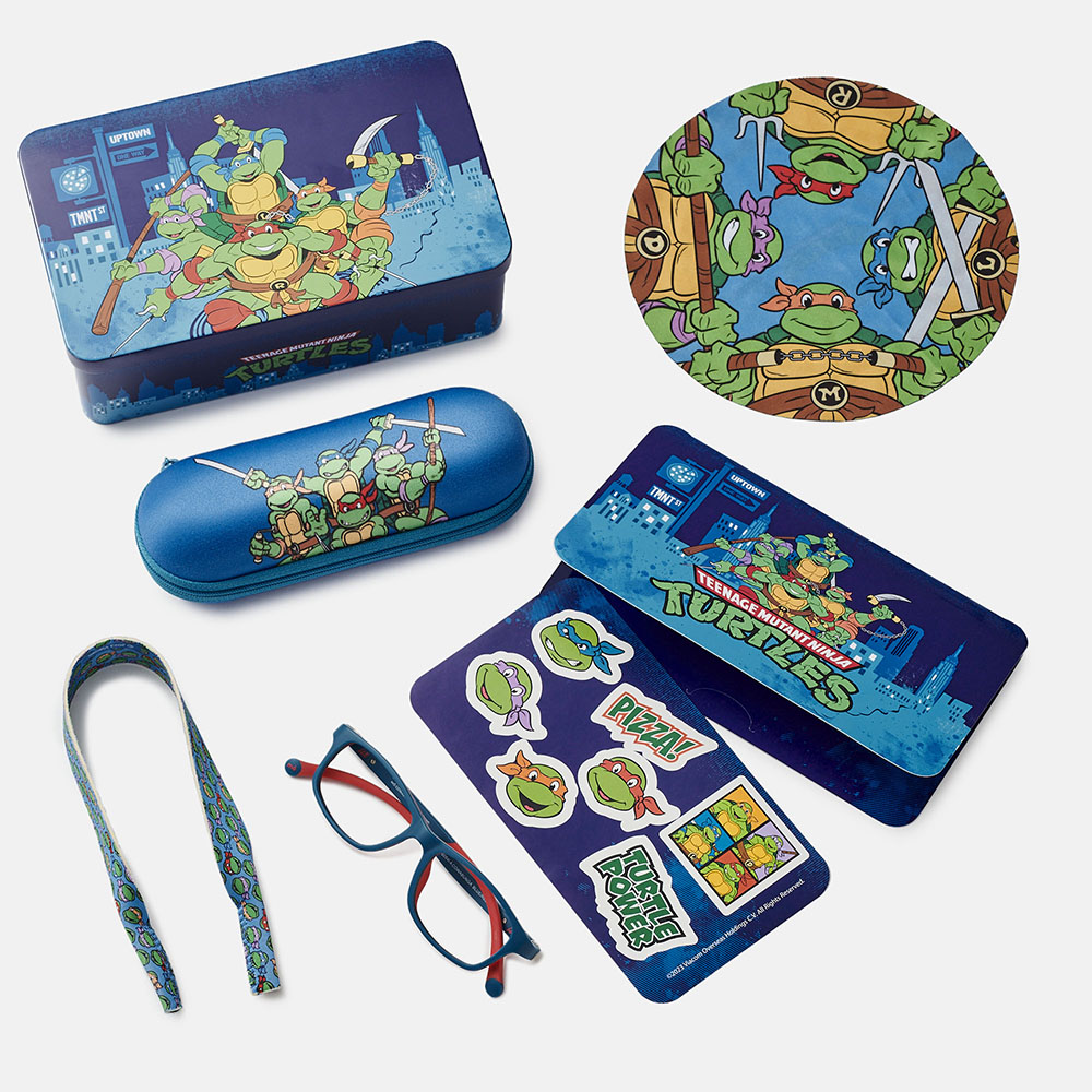 X TORTUGAS NINJA COWABUNGA, blue/red, large image number 2