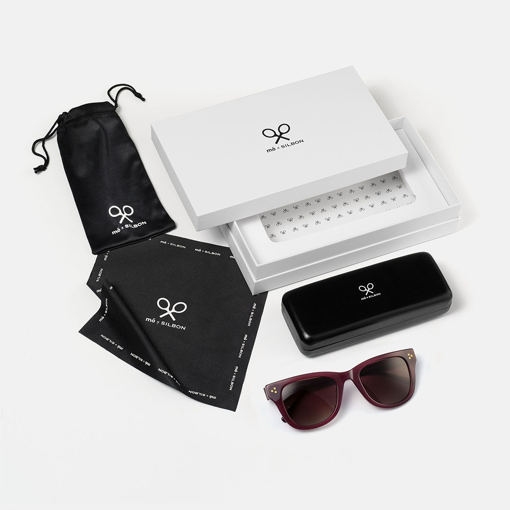 m&oacute; X SILBON BONNET SUN, burgundy, large image number 2