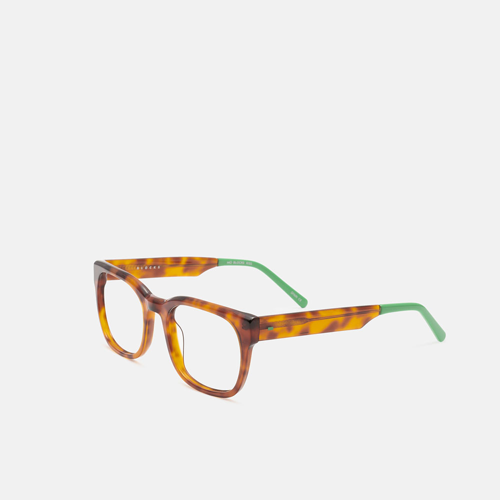 m&oacute; BLOCKS KISS, carey/green, large image number 1