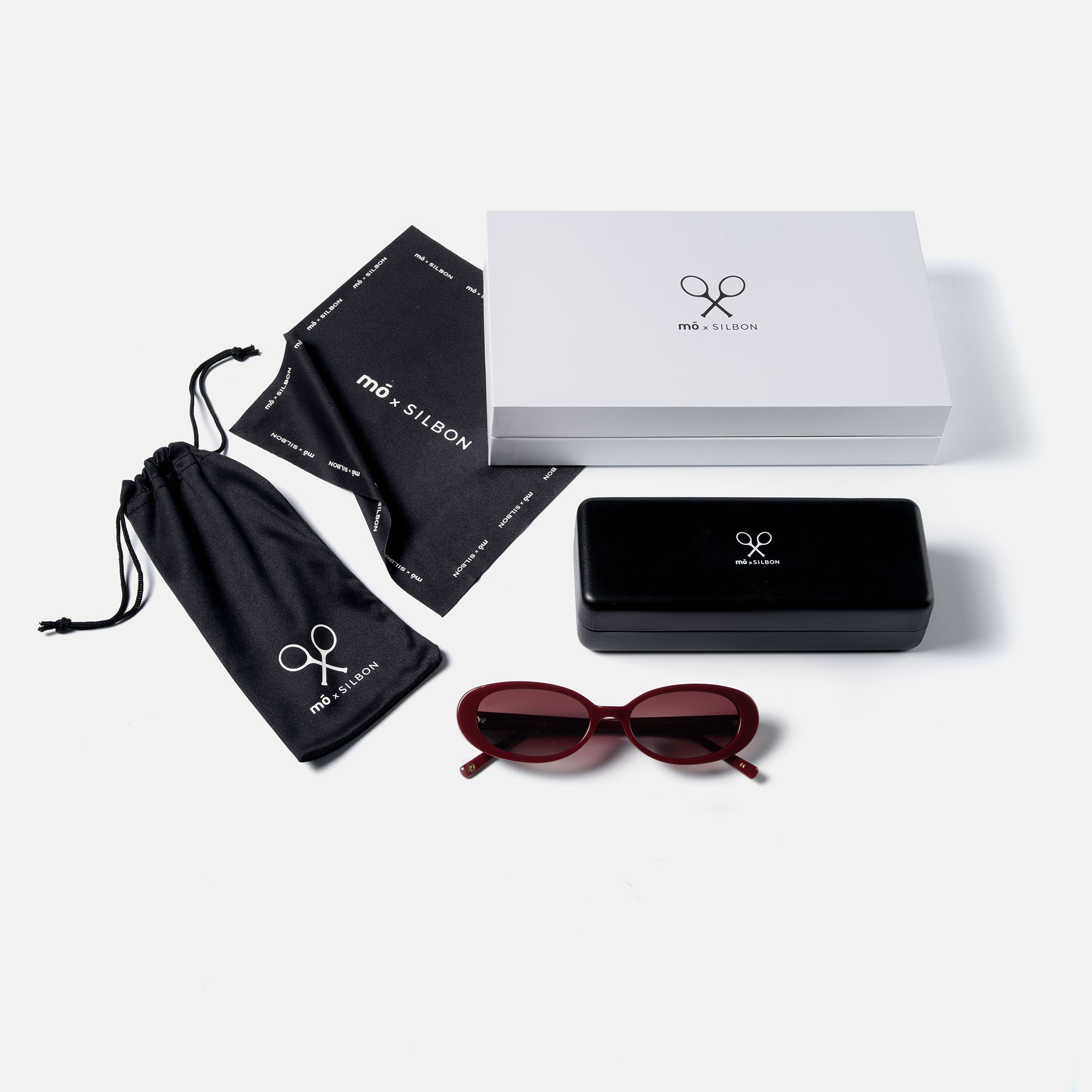 mó X SILBON AURALE SUN, burgundy, hi-res