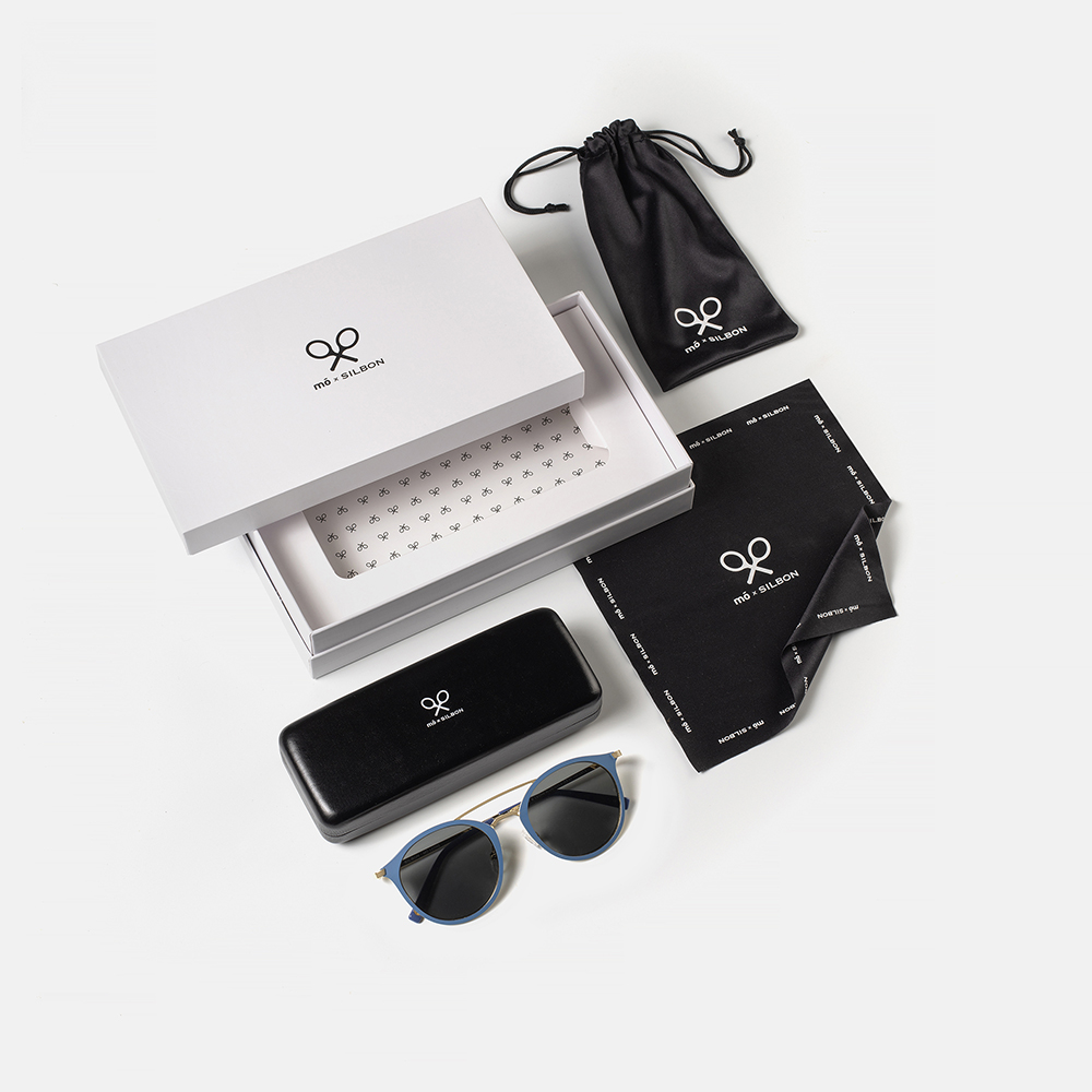 m&oacute; X SILBON LEONE SUN, blue/gold, large image number 2