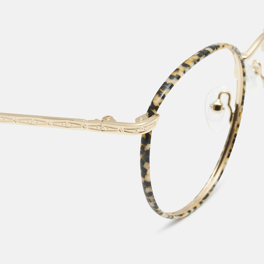 m&oacute; SHIKA, veined/gold, large image number 2