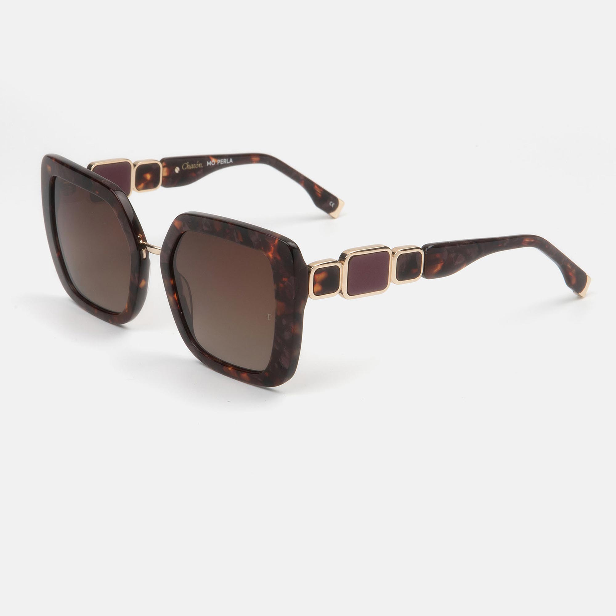 m&oacute; PERLA SUN, carey burgundy, large image number 1