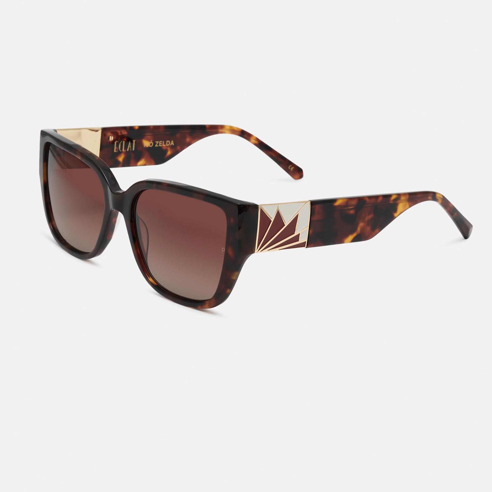 m&oacute; ZELDA SUN, carey/burgundy, large image number 1