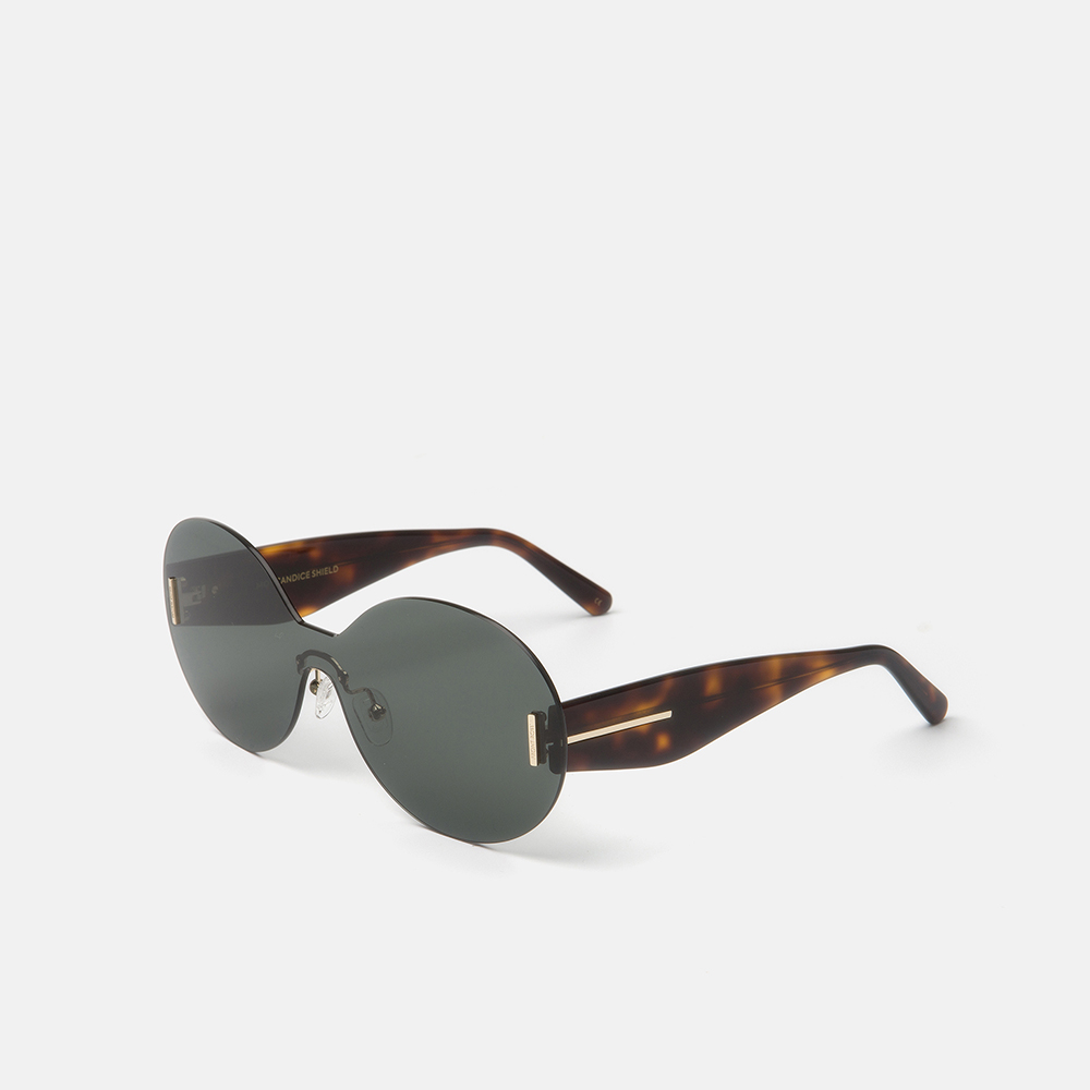 m&oacute; FRONT ROW CANDICE SHIELD SUN, carey, large image number 1