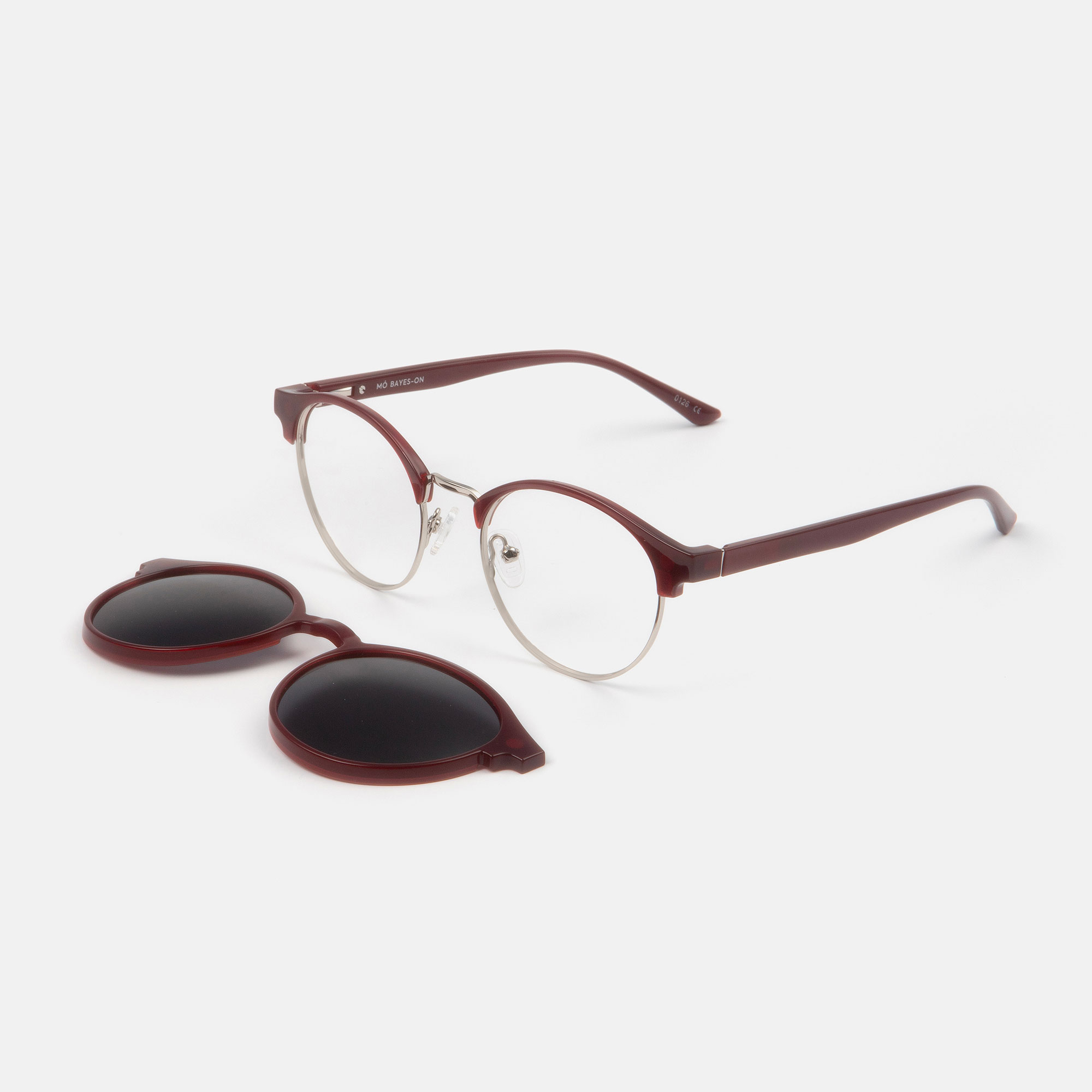 m&oacute; BAYES-ON, burgundy/silver, large image number 0