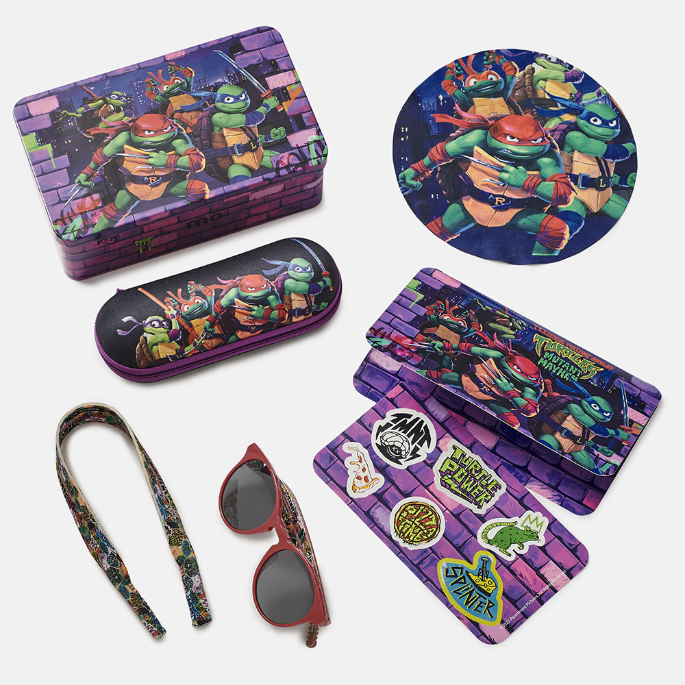 X TORTUGAS NINJA SHELL SUN, burgundy, large image number 2