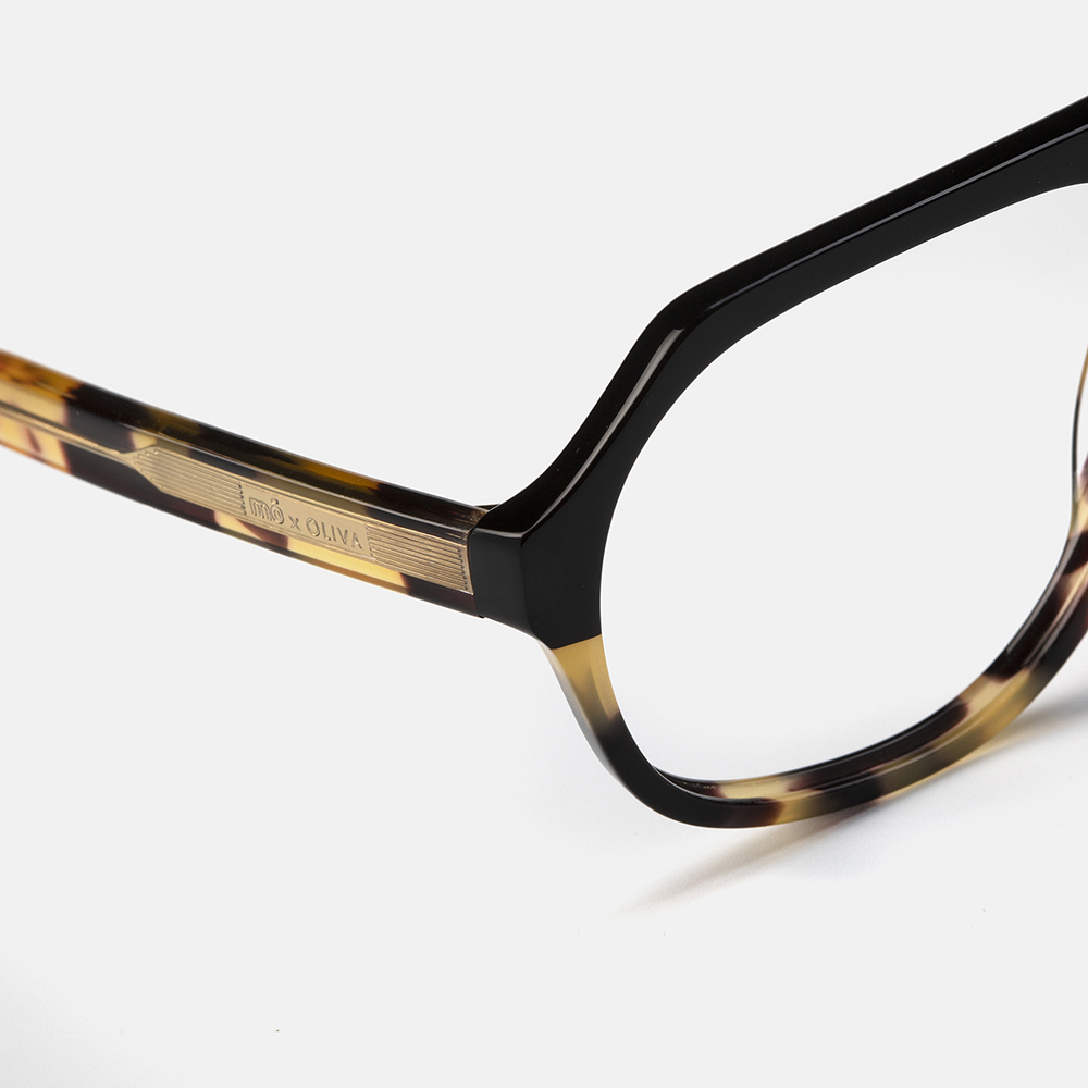 X OLIVA CLOSE, black/carey, large image number 2