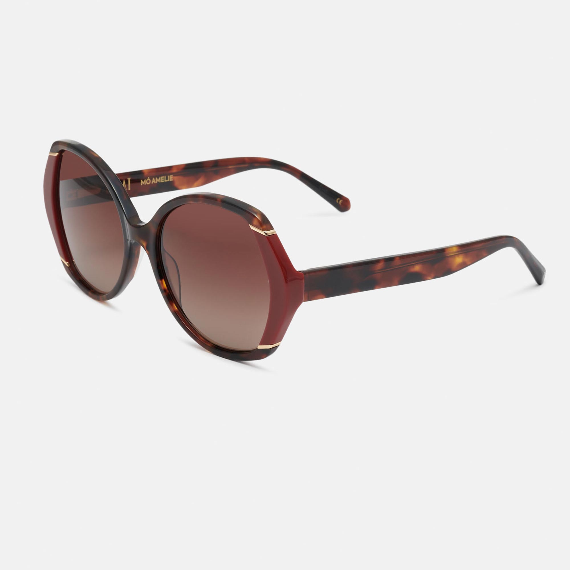 m&oacute; AMELIE SUN, carey/burgundy, large image number 1