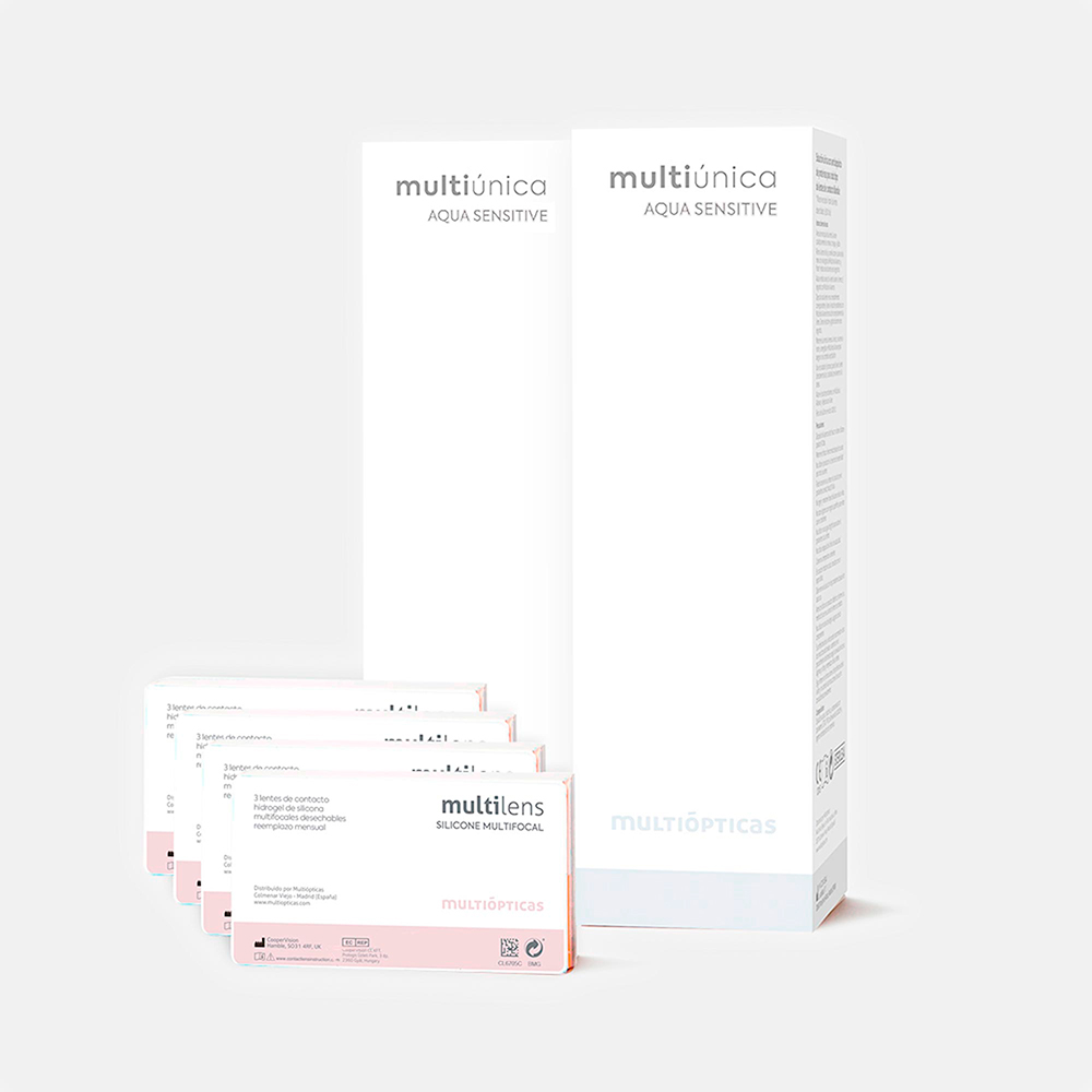Pack semestral multifocal silicona premium aqua sensitive, , large image number 0