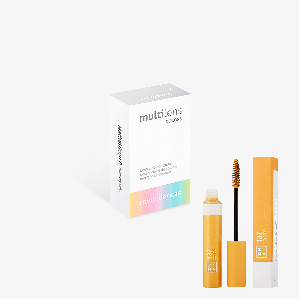 pack multilens color x the color mascara amarillo, , large image number 0