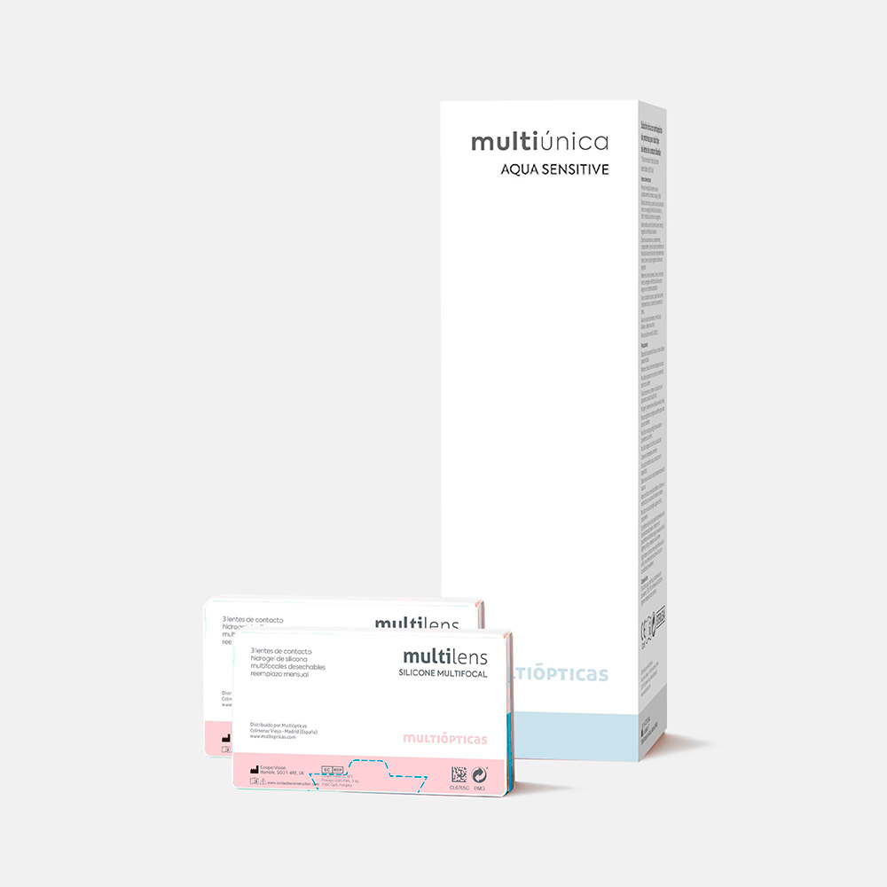 Pack trimestral multifocal silicone premium aqua sensitive, , large image number 0