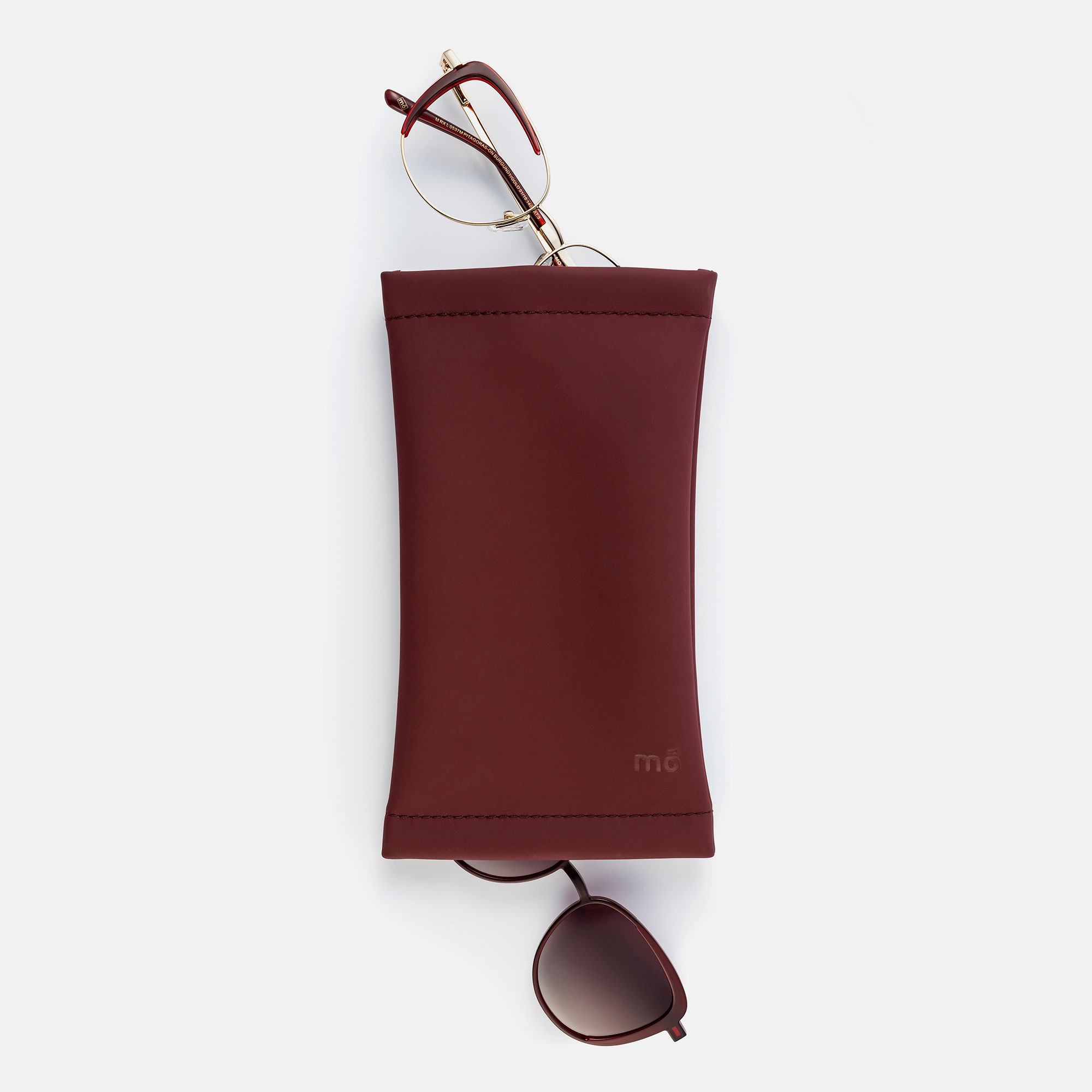 POUCH DOBLE BURGUNDY, , large image number 0