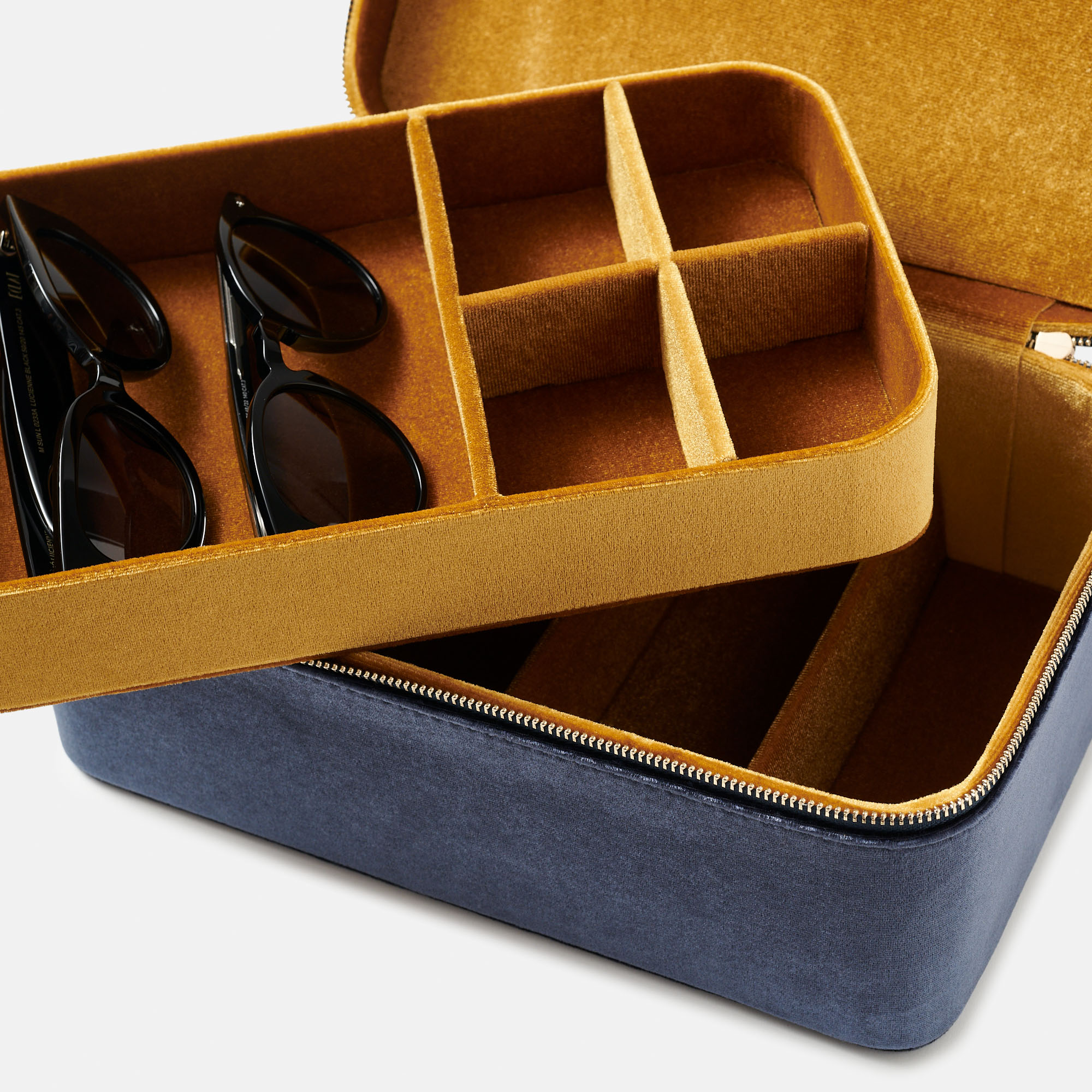 ESTUCHE DE VIAJE AZUL, , hi-res