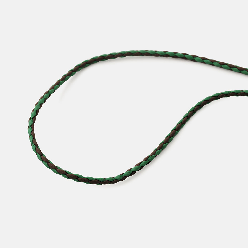 CORDON TRENZADO BLOCKS MARRON/VERDE  , , large image number 2