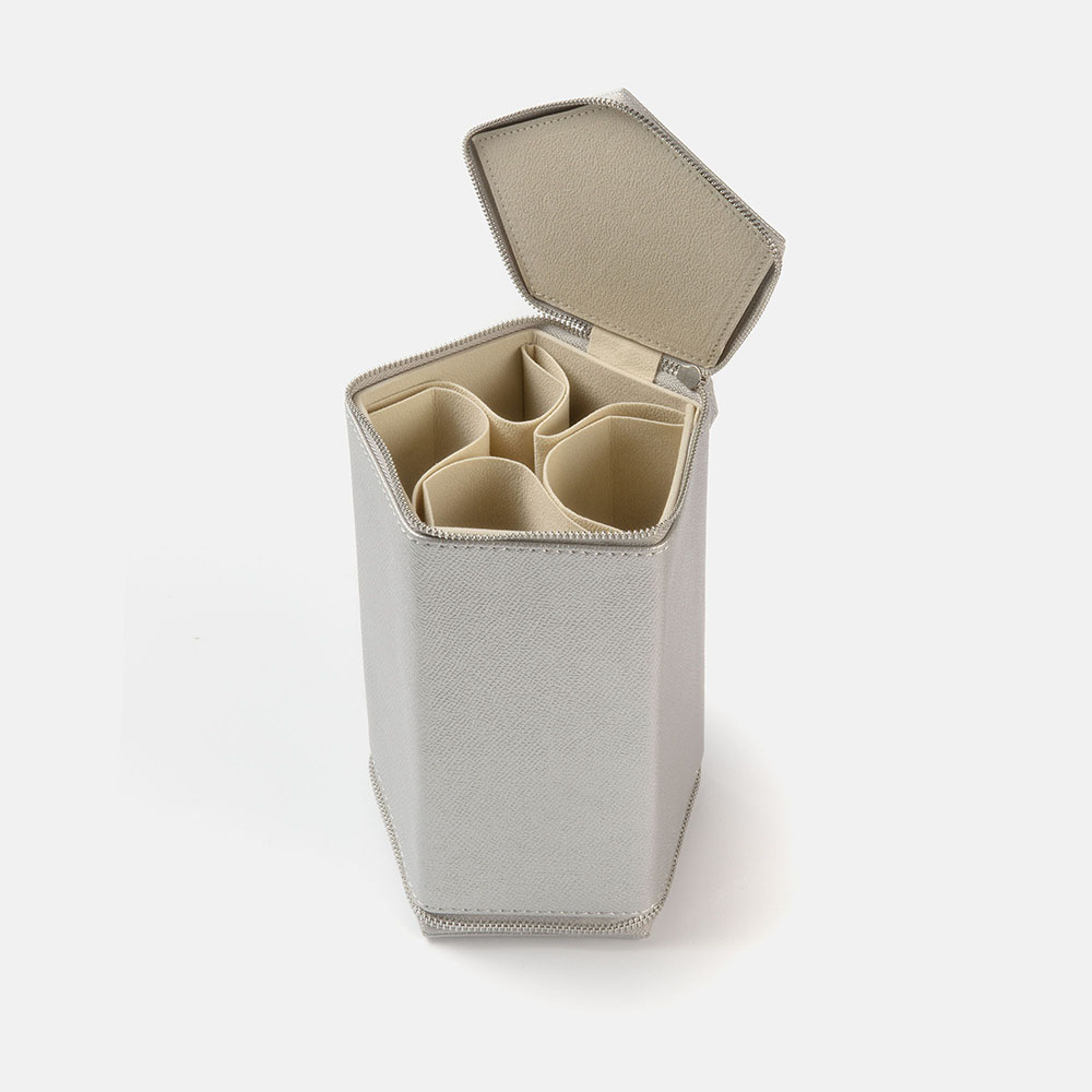 TRAVEL CASE PENTAGON PLATEADO, , large image number 2