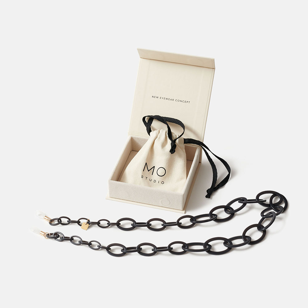 CORDON STUDIO OVALADO NEGRO, , large image number 2