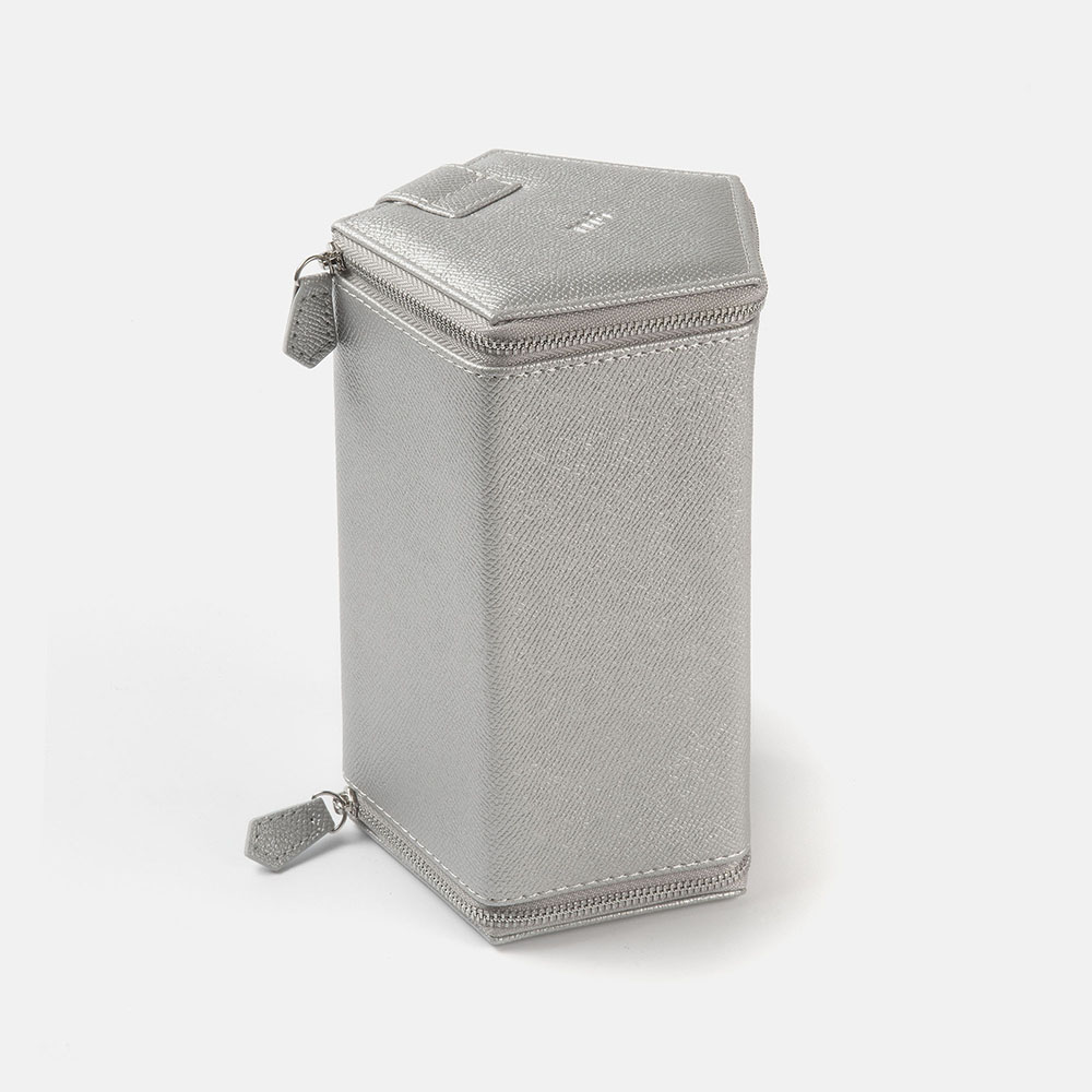 TRAVEL CASE PENTAGON PLATEADO, , large image number 0
