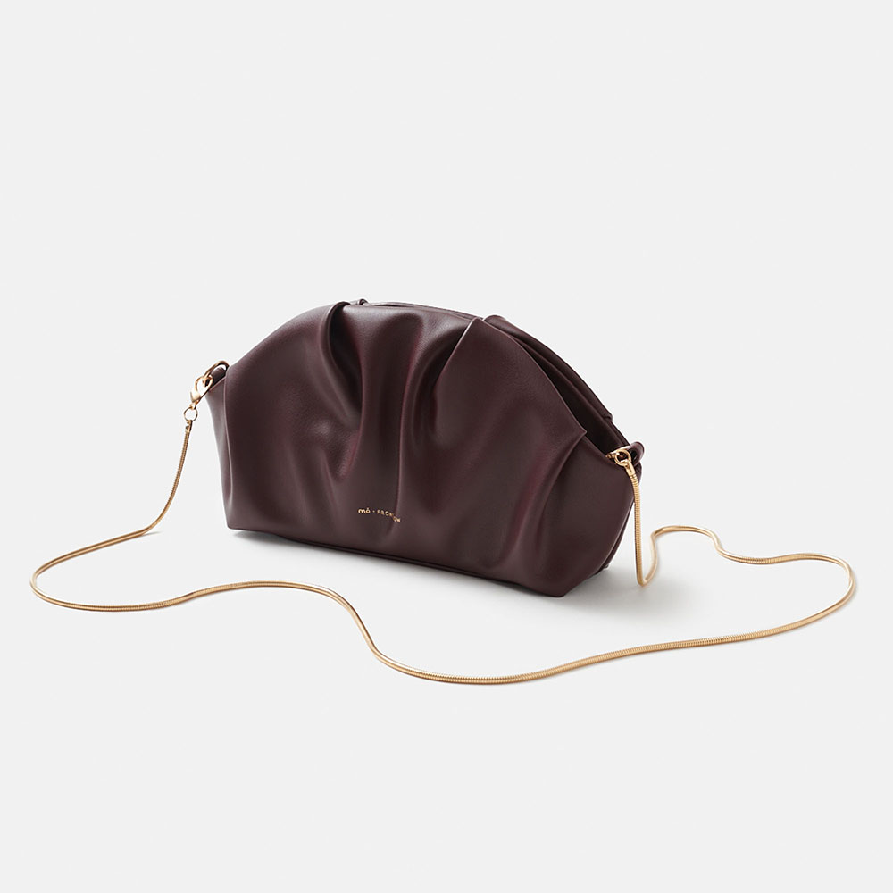 BOLSO GRANATE FRONT ROW, , large image number 1