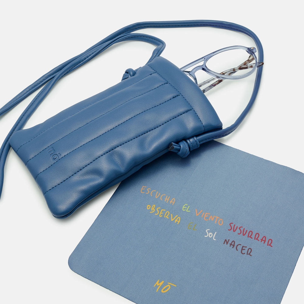 E-MO PADDING POUCH BLUE, , large image number 1
