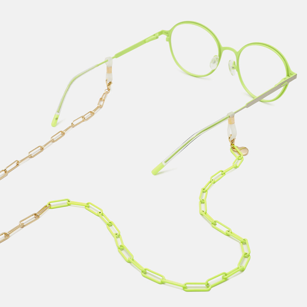 CORDON CADENA FLOW DORADA Y FLUOR  , , large image number 1