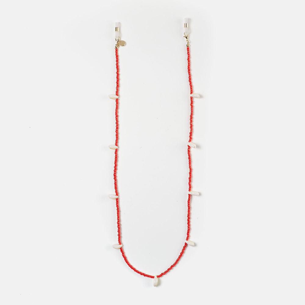 CORDON CARACOLAS ROJO SALITRE  , , large image number 0