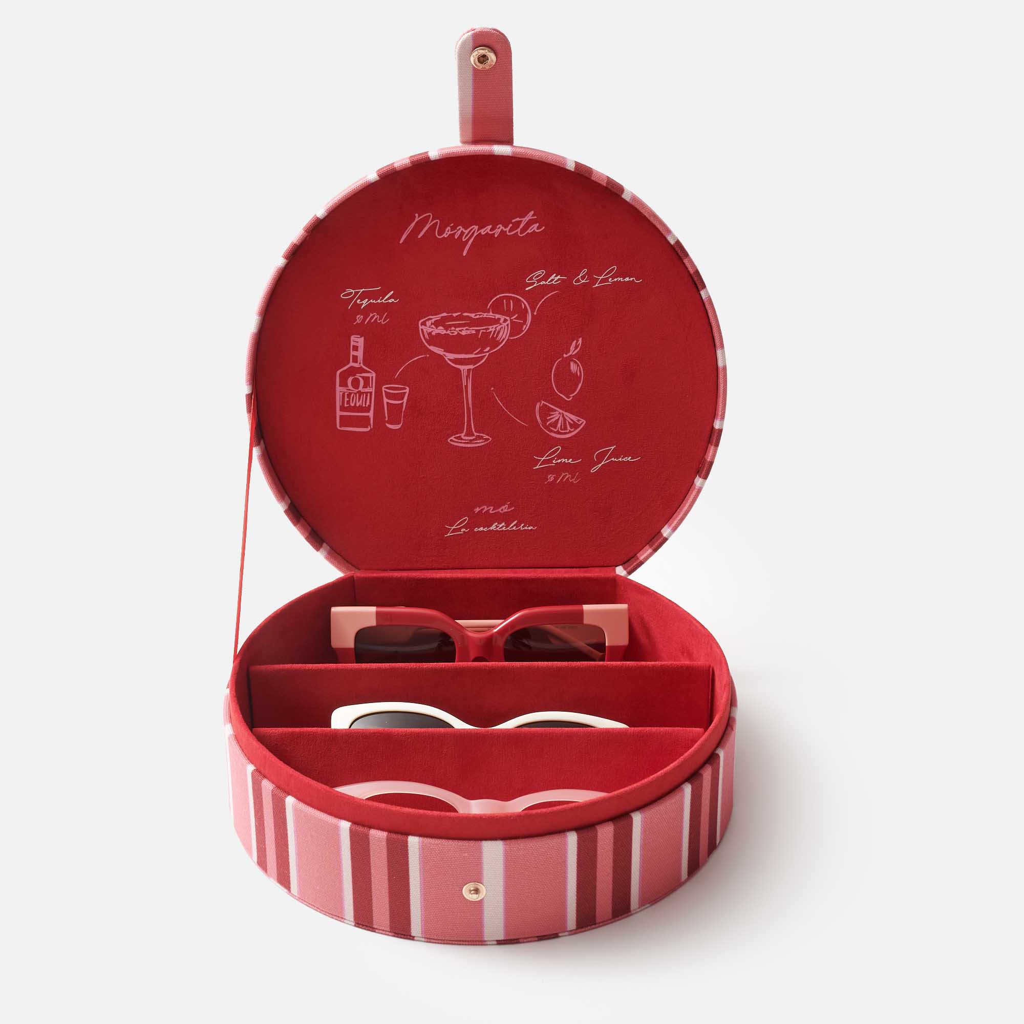 TRAVEL CASE COCKTELERIA CORAL / ROJO, , large image number 1